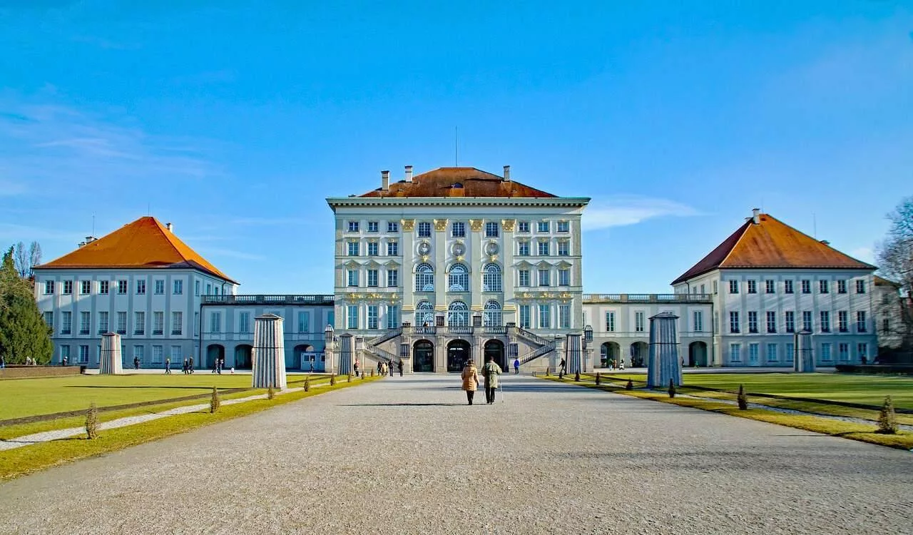 Schloss Nymphenburg in München - Frontansicht